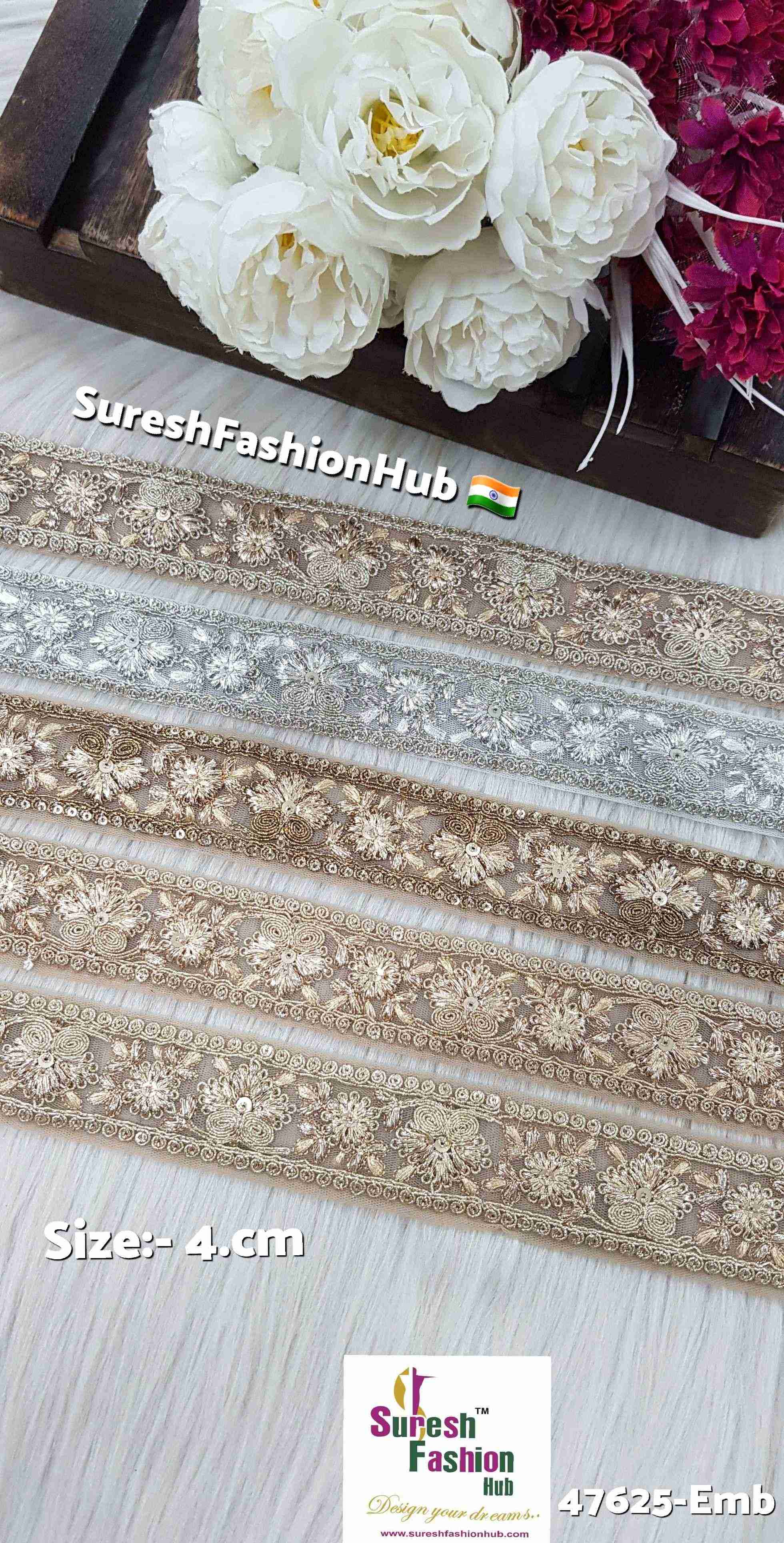 Badla & Dori Water Silver Lace