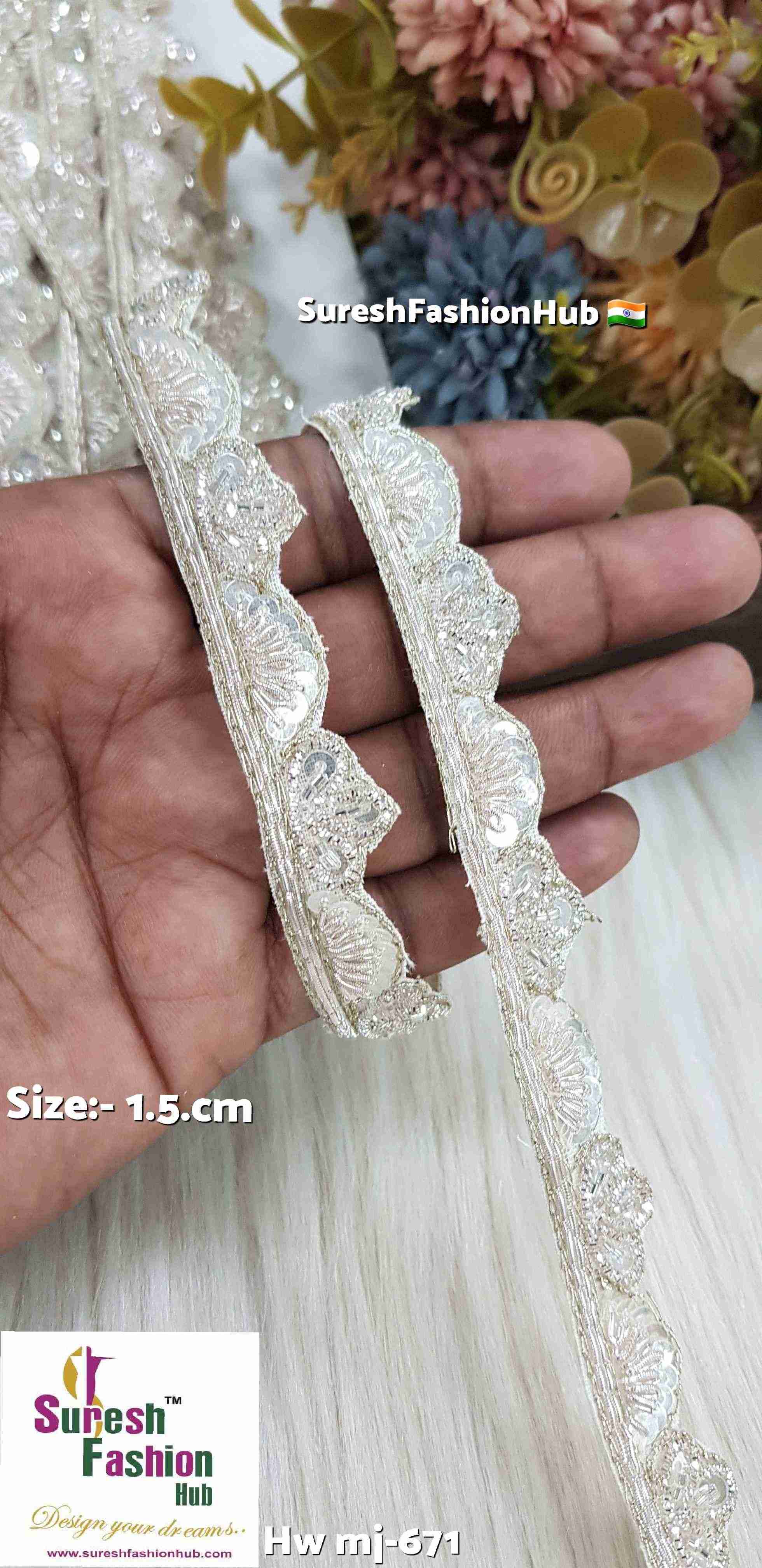 Water Cutwork Handmade Border Lace