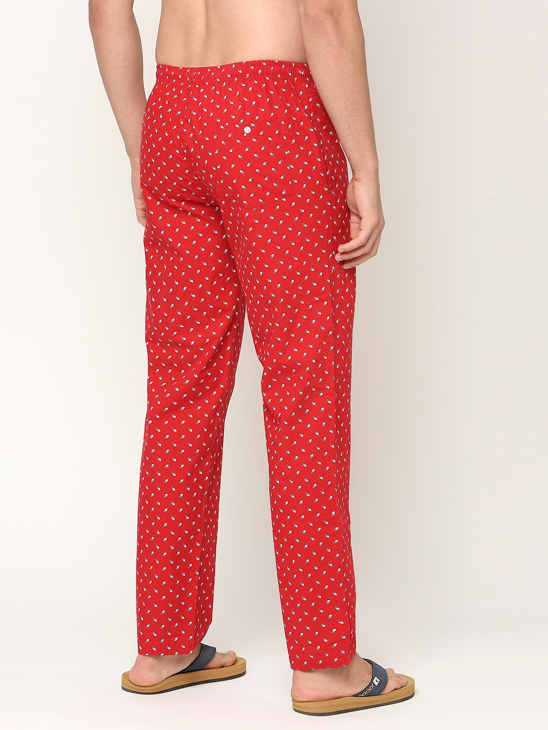 spykar | Underjeans by Spykar Premium Cotton Printed Men Red Pyjama 2