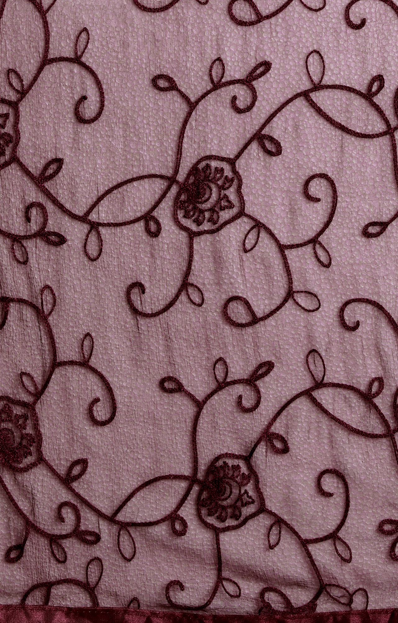 Shaily Women Maroon Color Cotton Embroidered With Pearl Unstitched Dress Material-VF_KRINA_MRON_DM