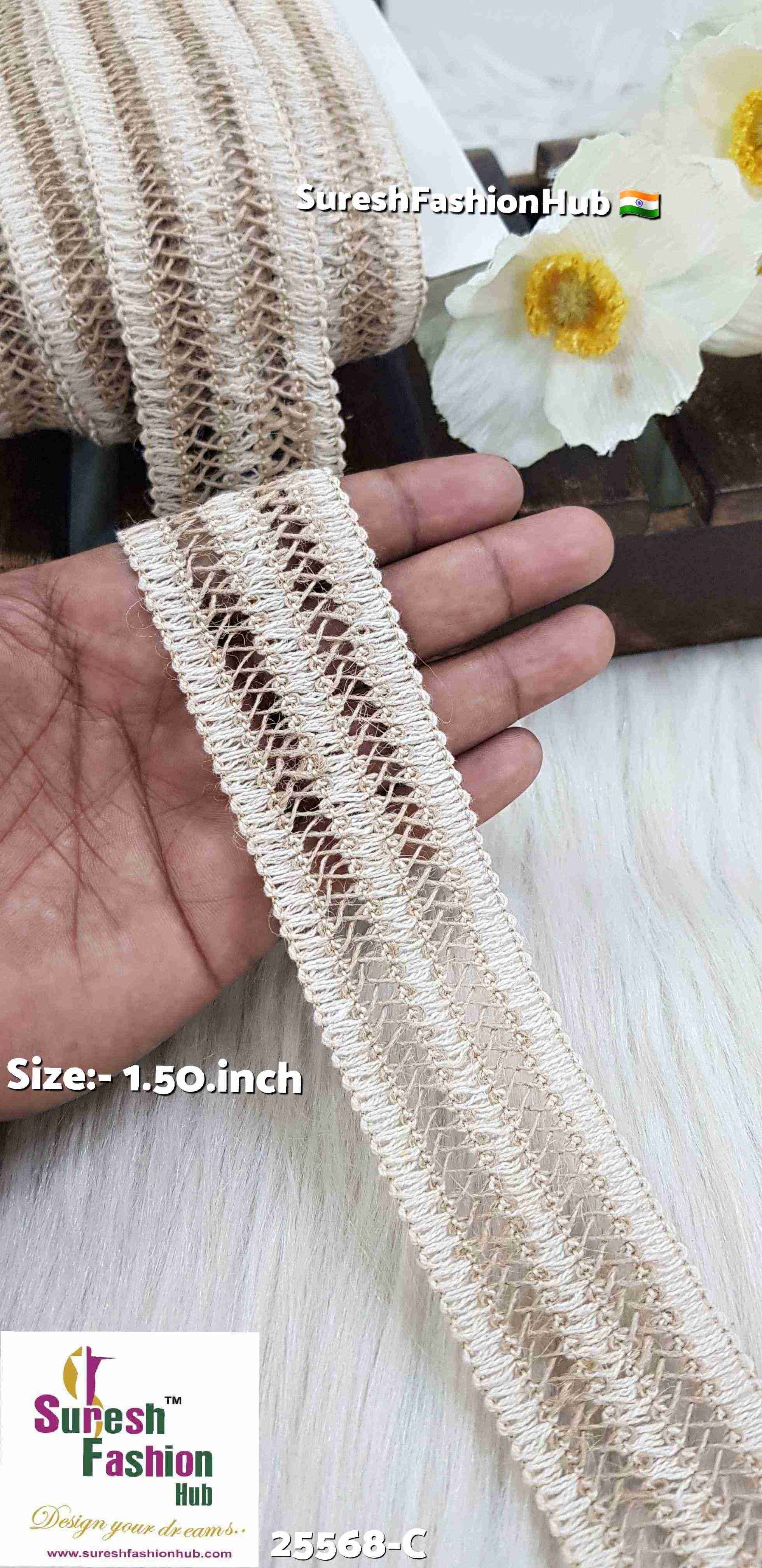 Refined Cutwork Jute Lace