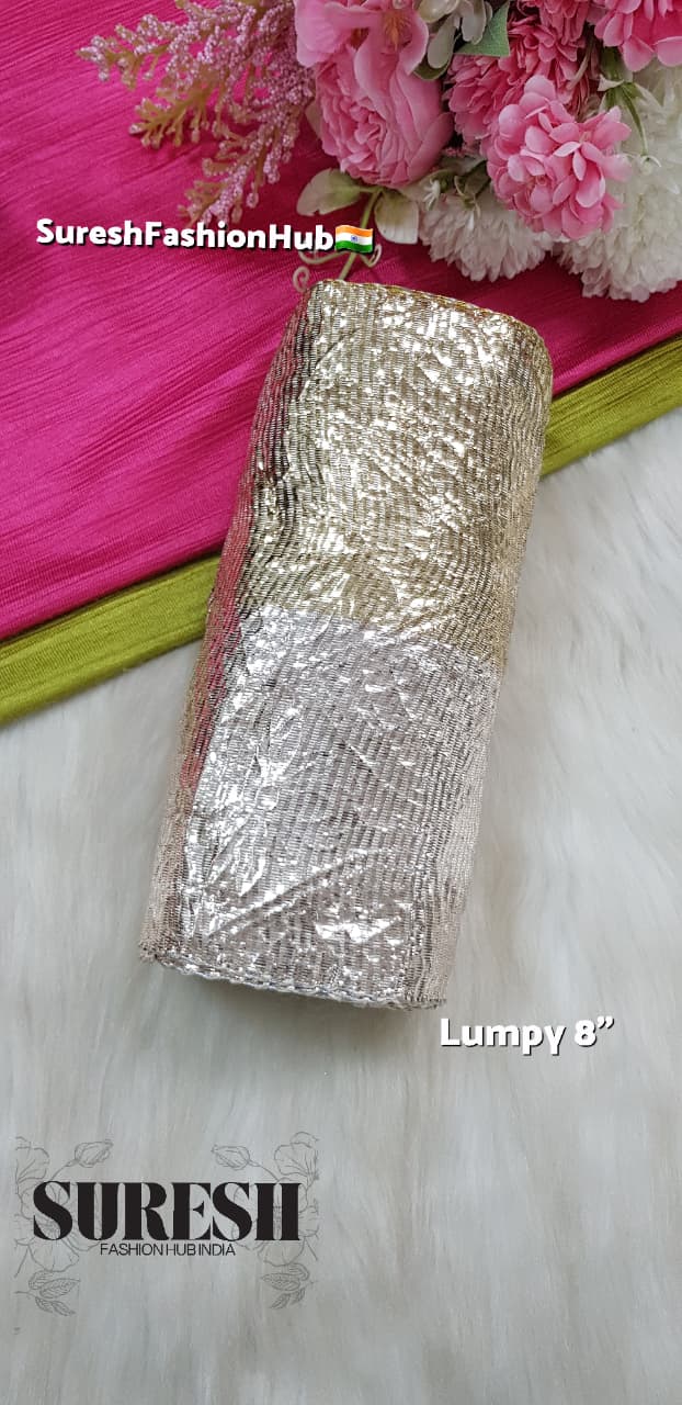 Two Tone Ganga Jamuna Original Tamba Lumpi Lace – Lumpy-8''