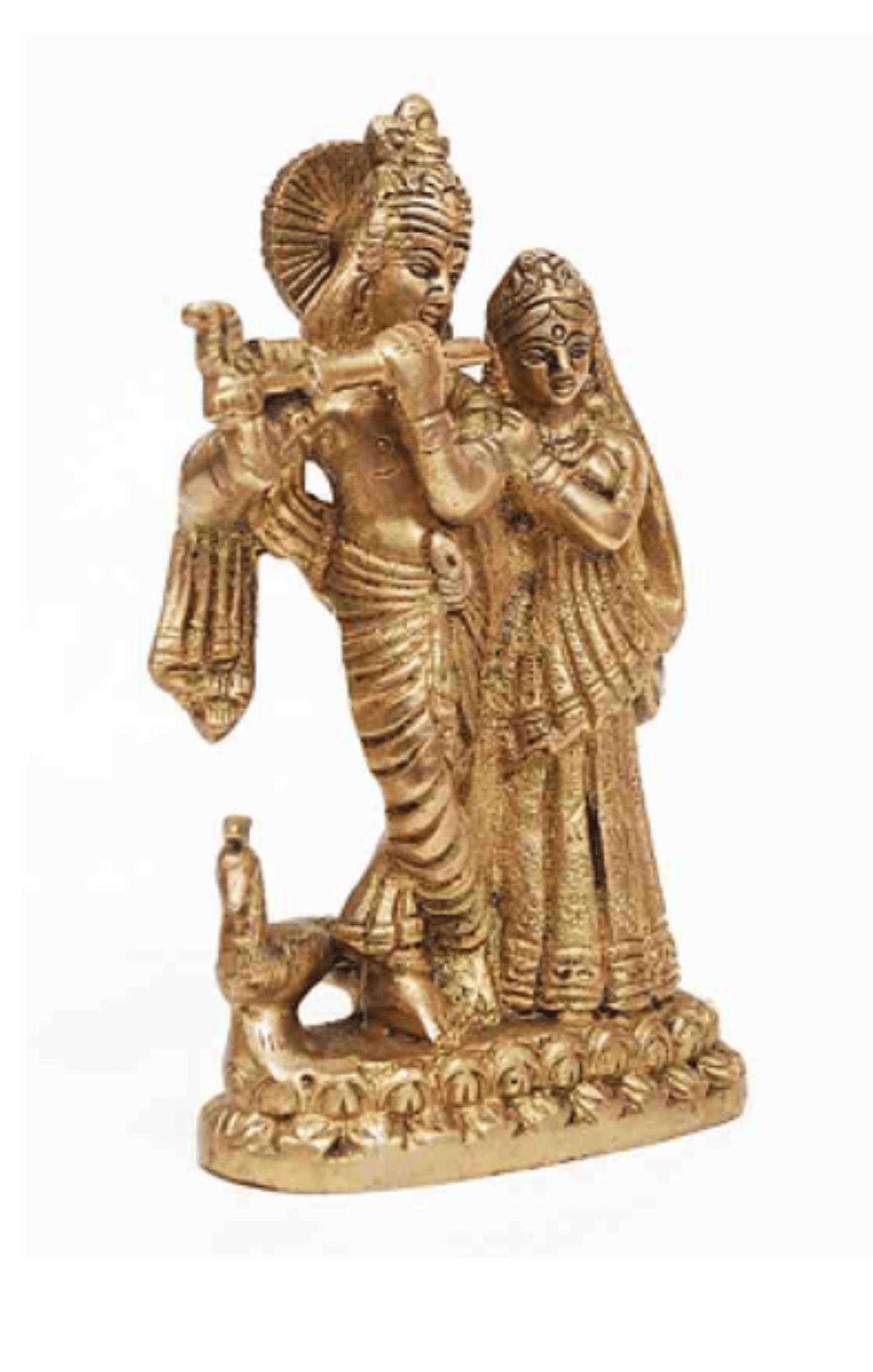 Shiv Ratan Kendra Shree Radha krishna Astdhatu Murti To Worship Radha Krishna With Grace, To Attract Love & Prosperity I Size-4"X6"