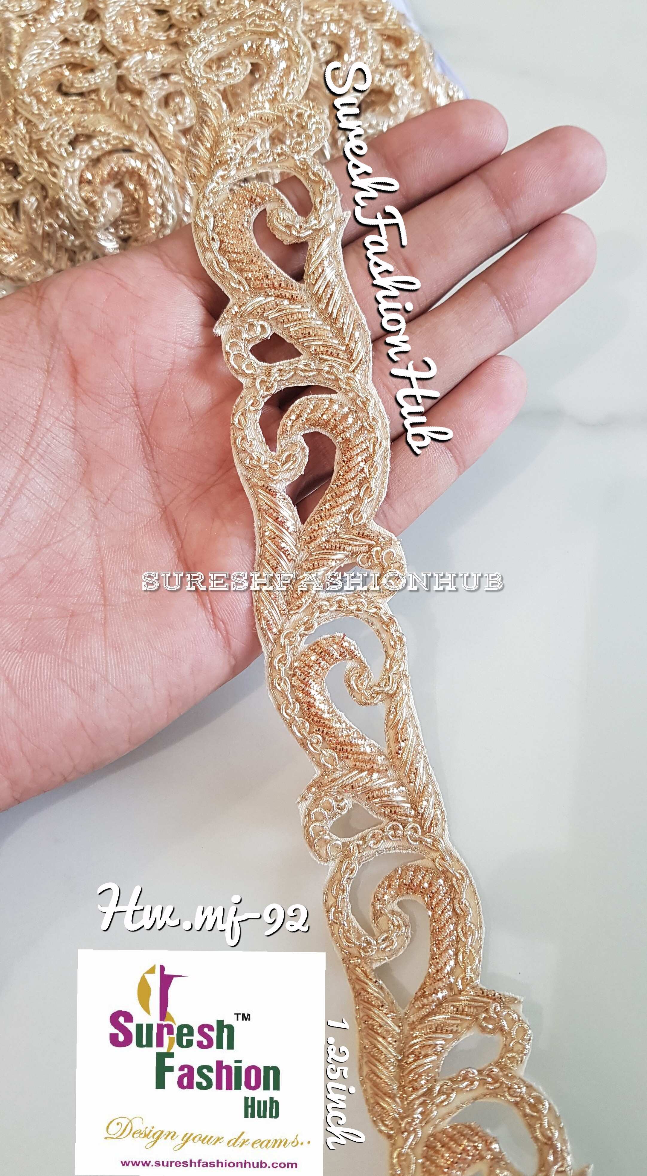 Handmade decorative  Gold Ribbon