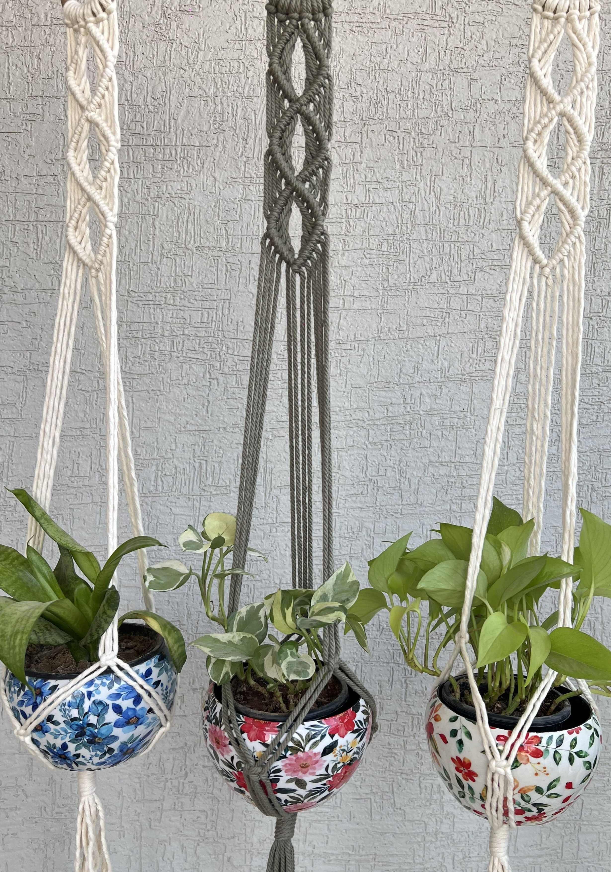 Macrame Plant Hanger - Design 2