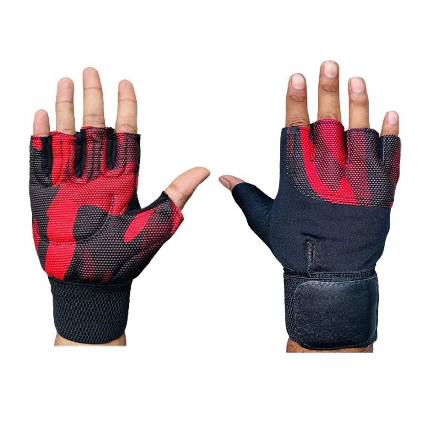 Body Smith Red Gym Gloves