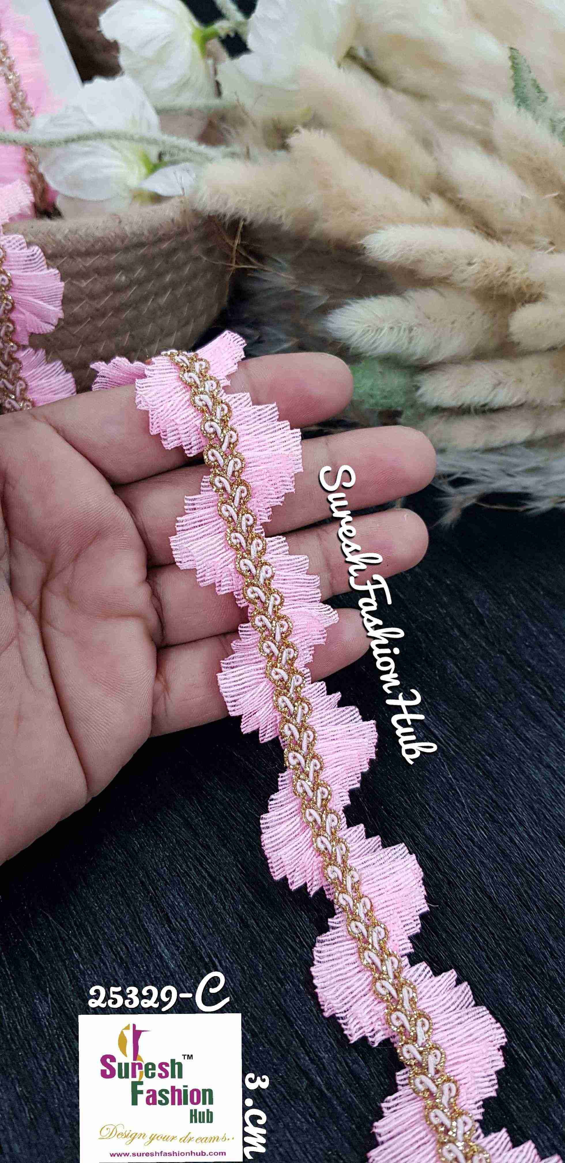 ShimmerEdge Pink Lace