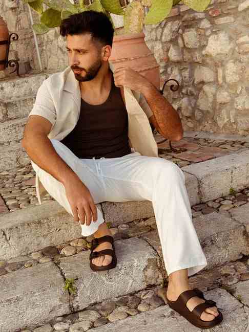 Sakura Buckle Men C Brown