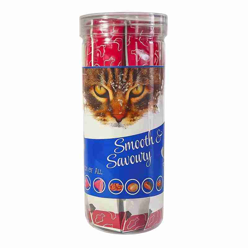 Catit Smooth & Savoury Treats Jar for Cats