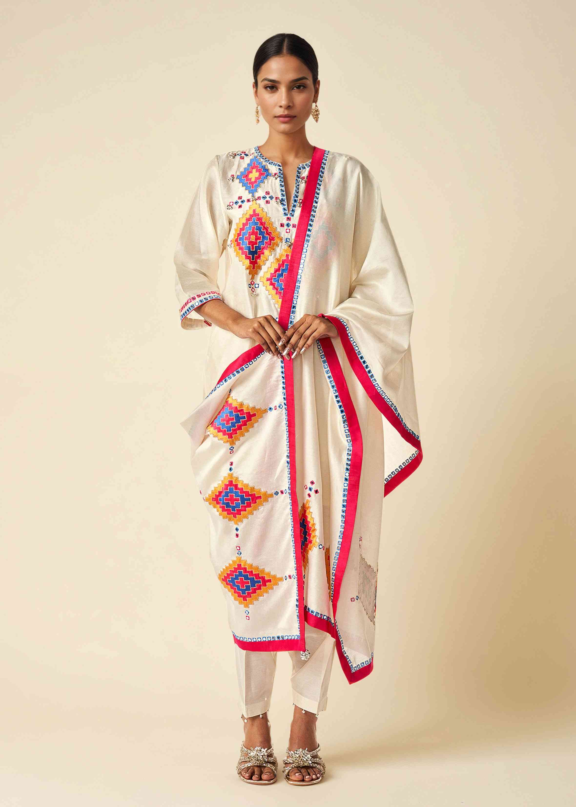 Offwhite Short Kurta