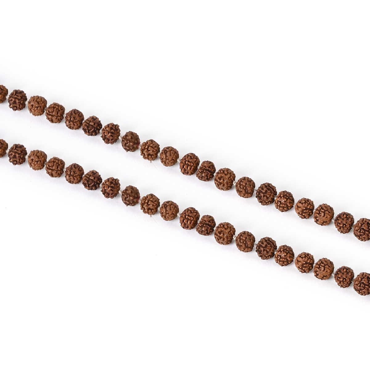 Shiv Ratan Kendra 5 Mukhi Genuine Quality Rudraksha Mala II Original & Natural - 108+1 Beads II Length 40-45 CM & Weight 15-25 Grams II