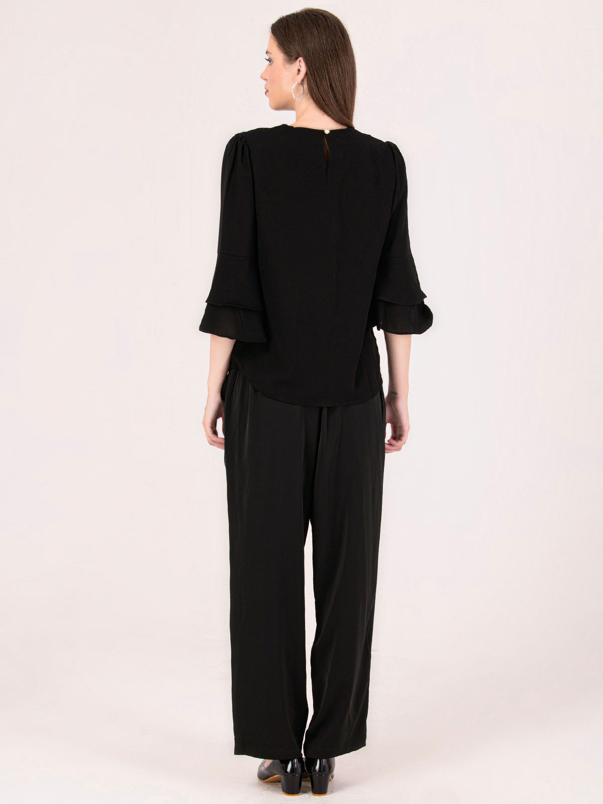 Albion Women Black Smart Coordinate Set