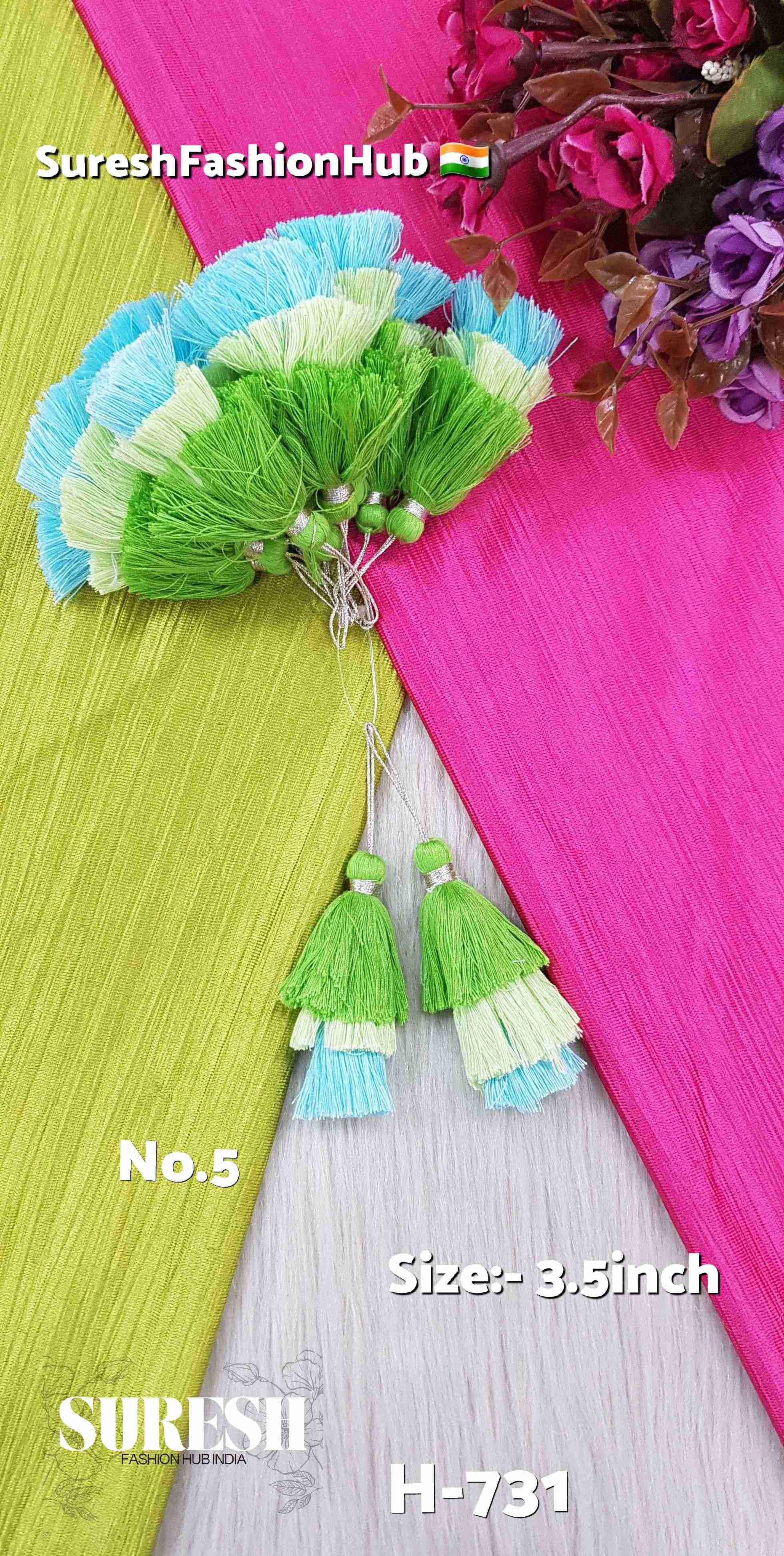 Pastel Whisper Thread Tassel – Color No 5 : H-731