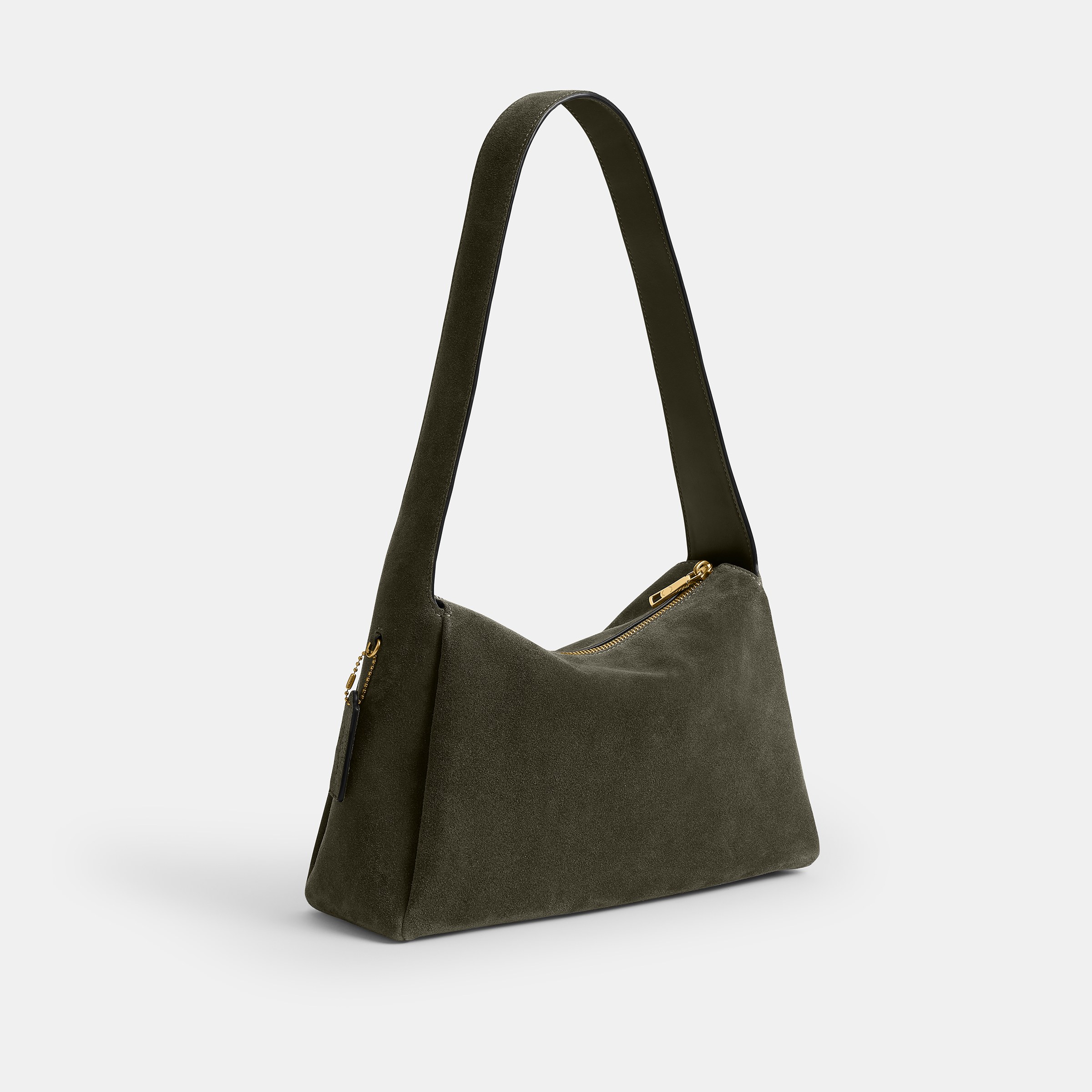 Suede Lola Shoulder Bag