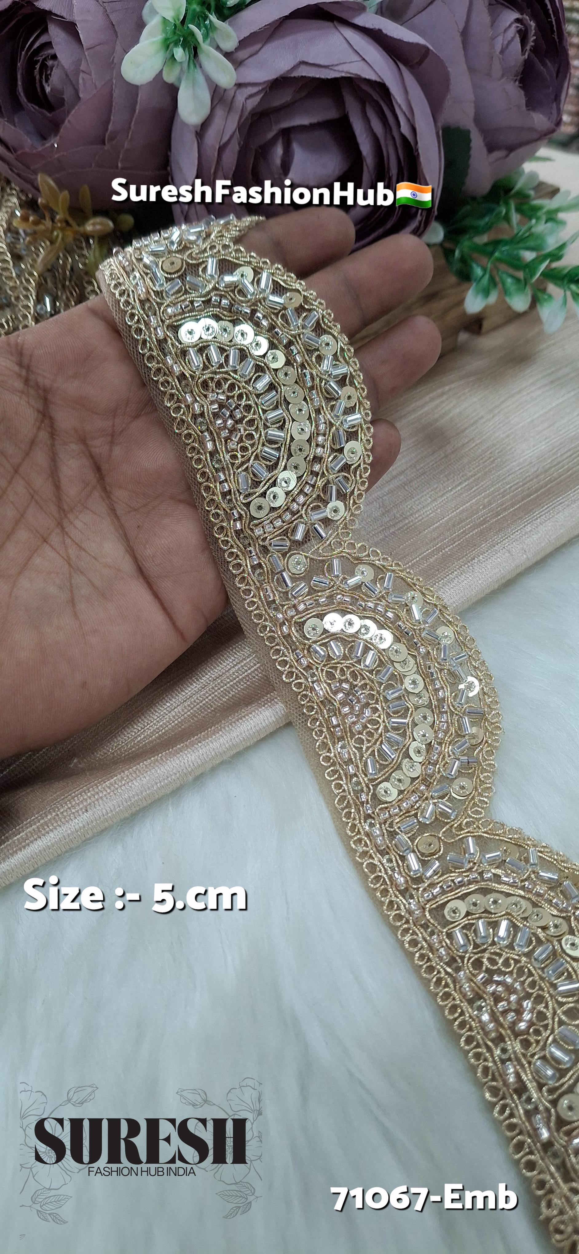 Lightlist Gold Ornate Floral Lace