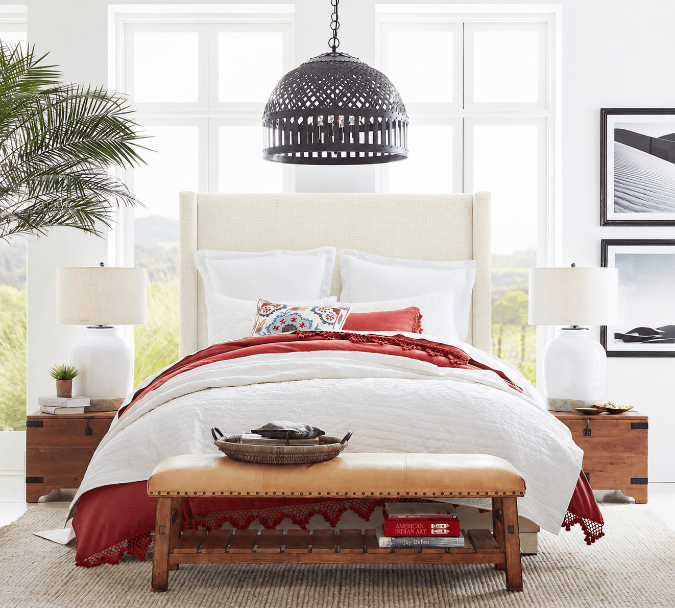 Pottery Barn | Harper Non-Tufted Upholstered Headboard