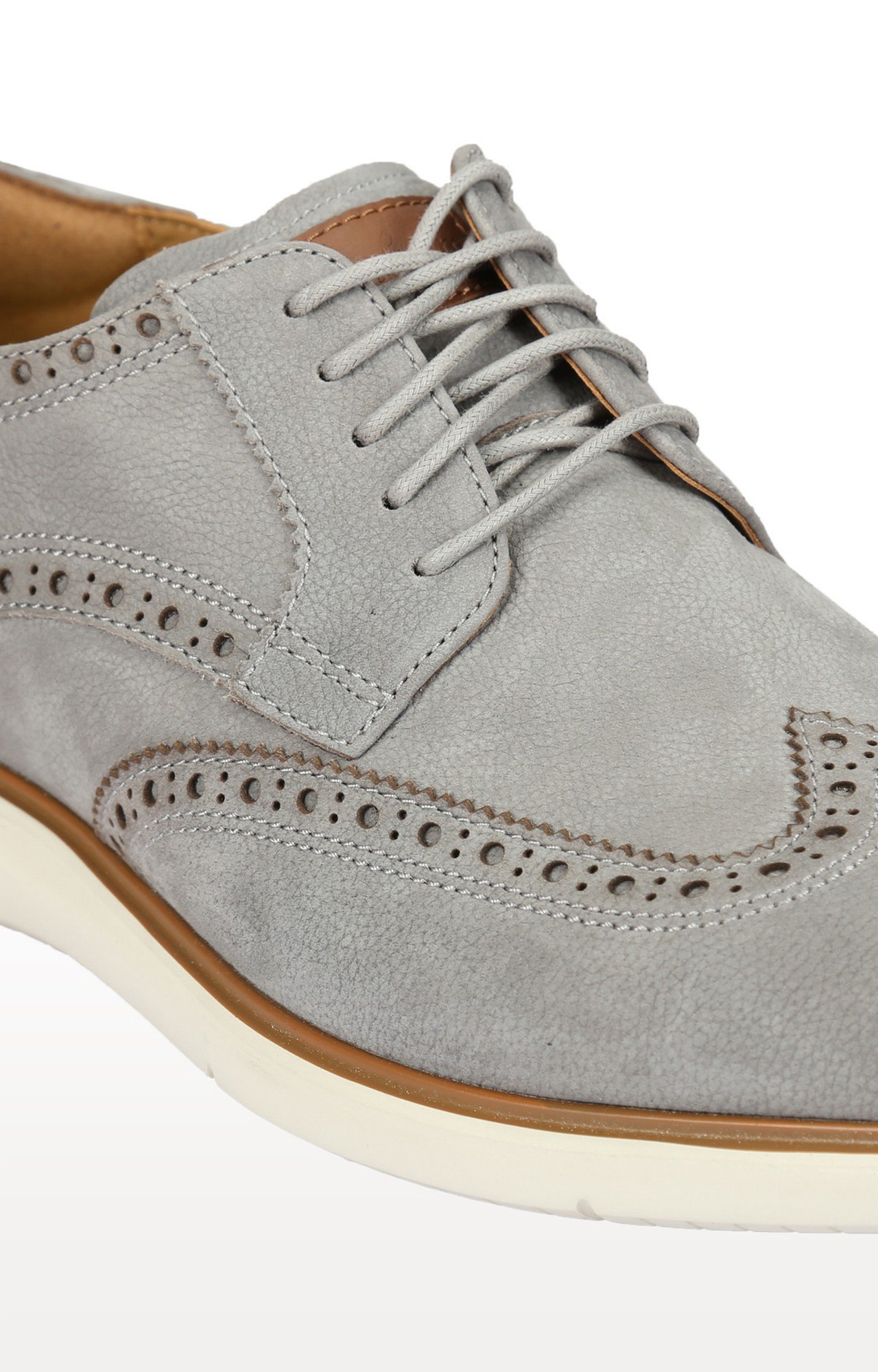 Florsheim Men Grey Lace-ups