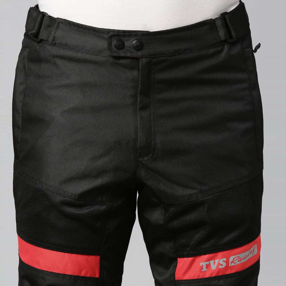 TVS Racing | Riding Pant | Black & Red | Size Medium