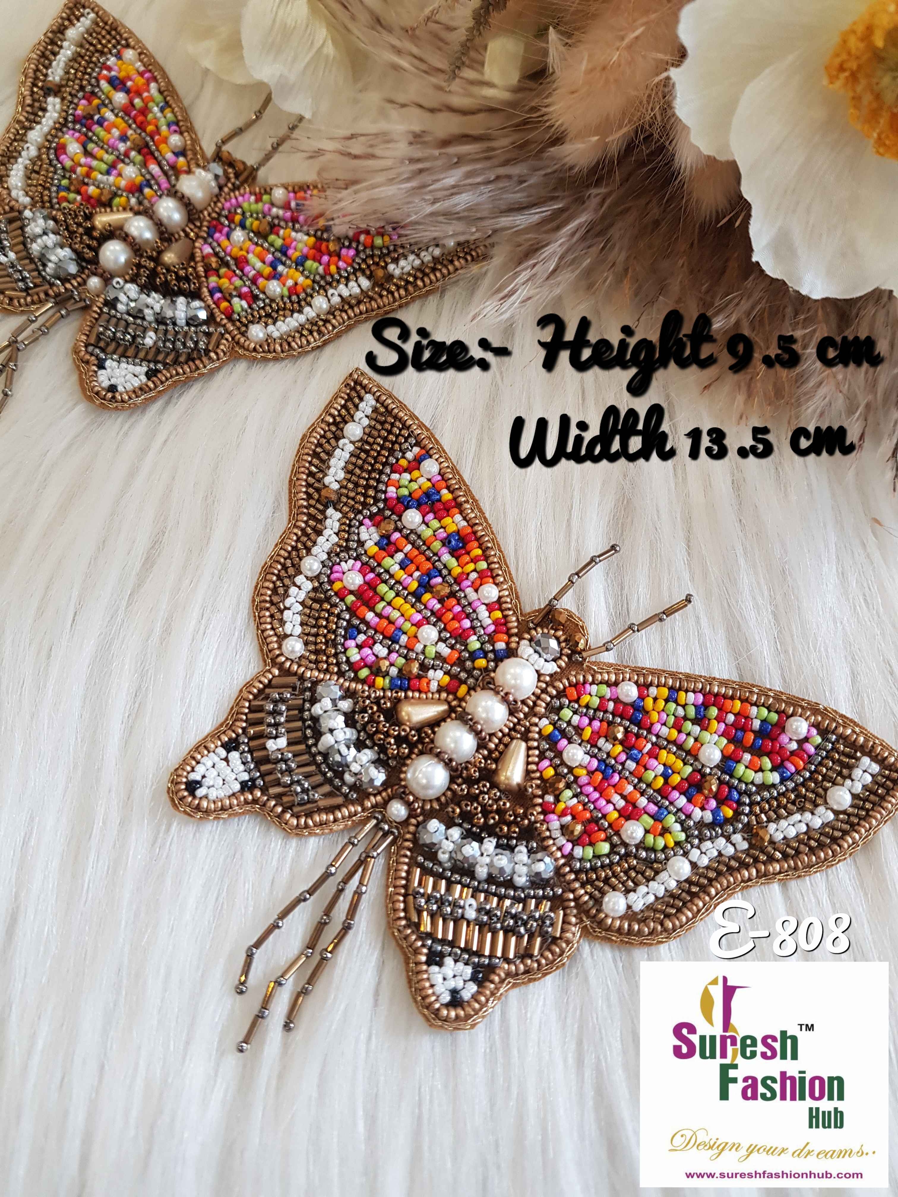 Multicolour Butterfly Acrylic Beads at Rs 135.00, Karam Pura, New Delhi