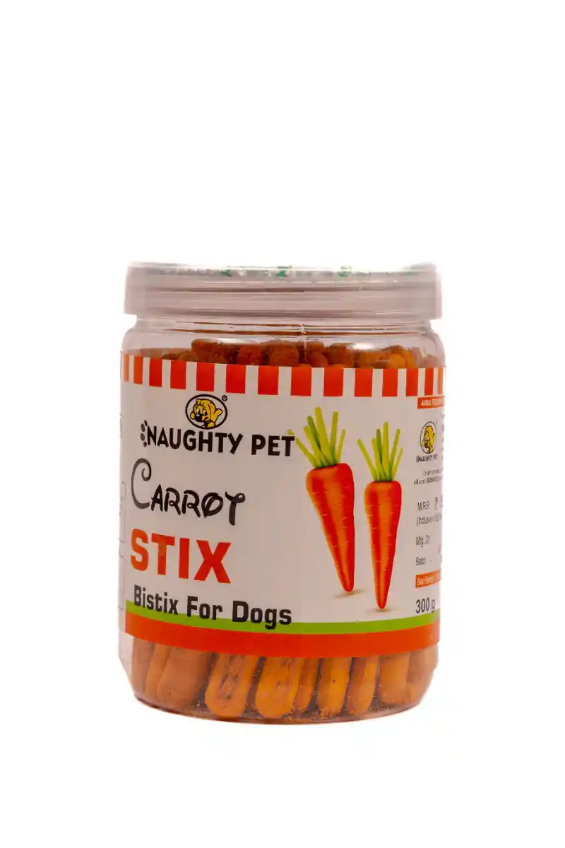 Naughty Pet Carrot Stix 300 Gm