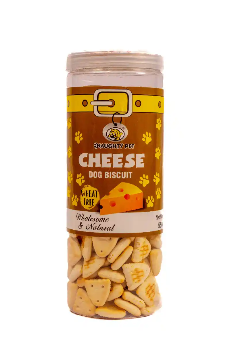 Naughty Pet Cheese Biscuits 550 Gm