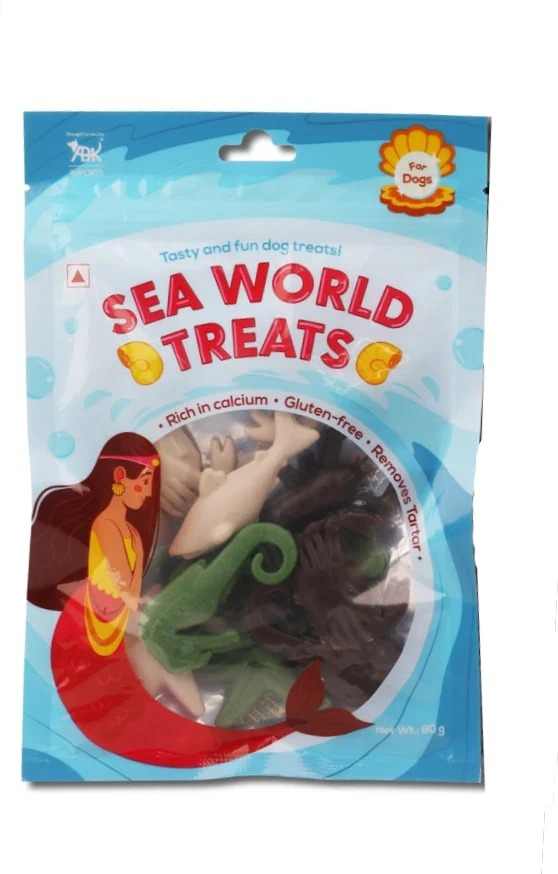 Sea World Sea Animals Dental Treats for Dogs, 80 g