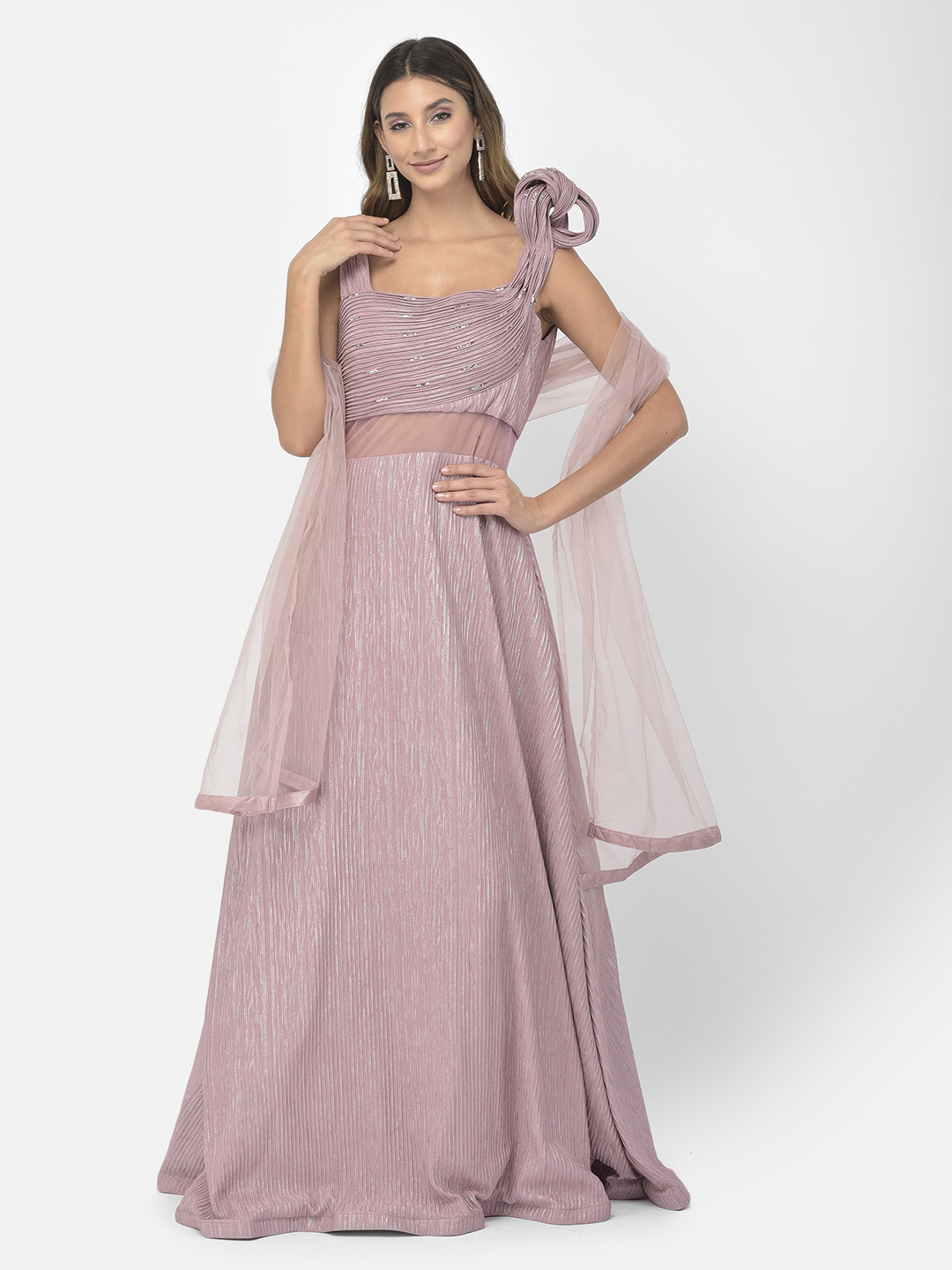 Neerus Long Party Gown