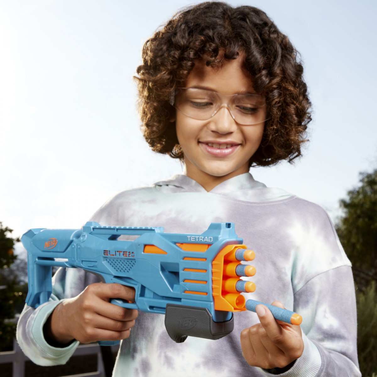Nerf Elite 2.0 Prospect QS-4 Blaster, 8 Official Elite Darts, 4-Dart