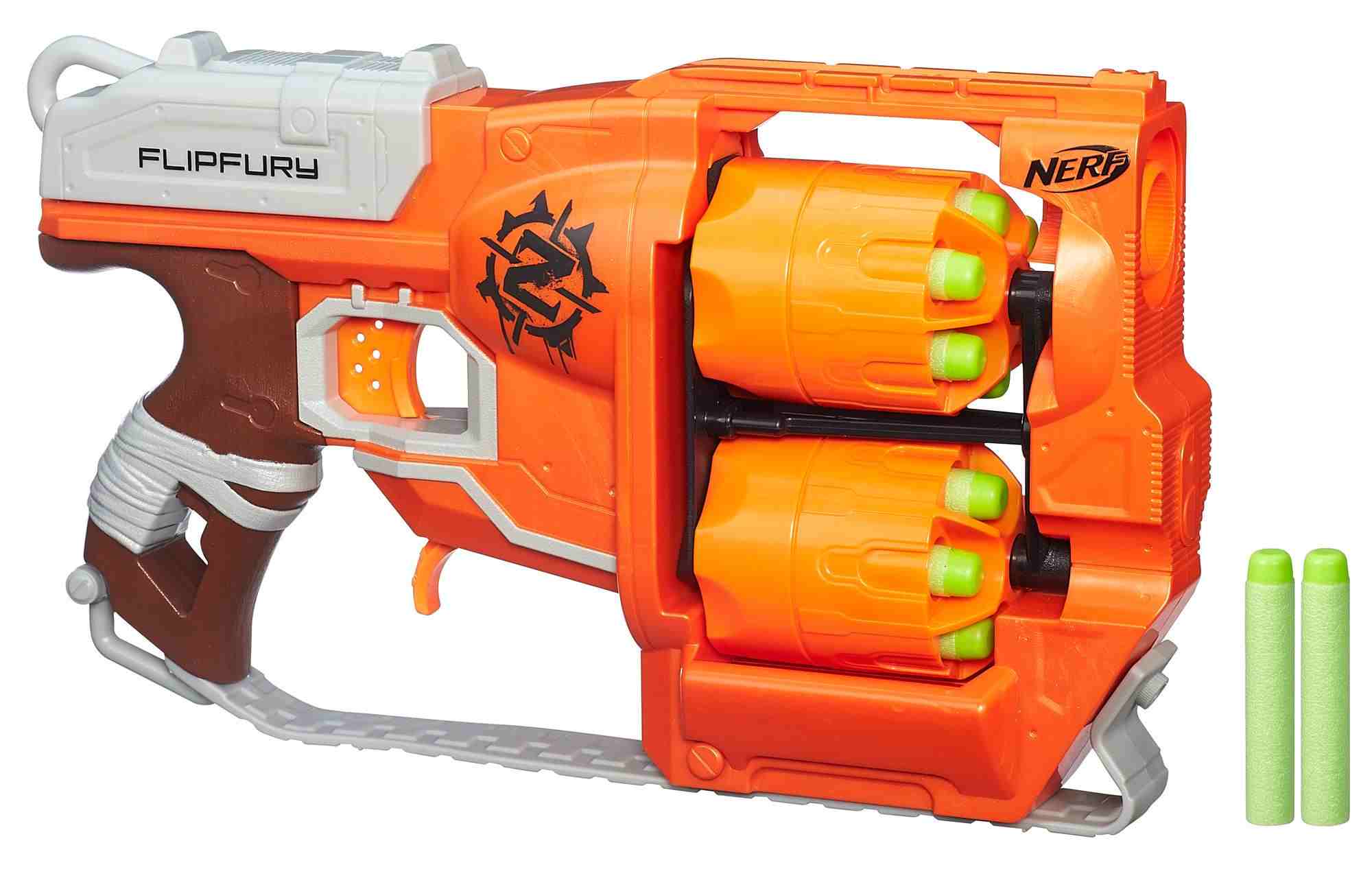 Nerf Zombie Strike Flipfury Blasters for Boys age 8Y+