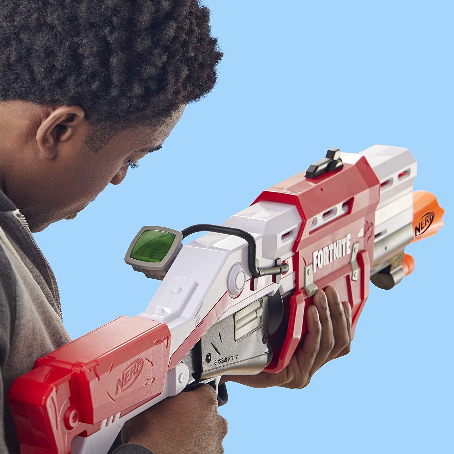 Nerf Fortnite TS Blaster, Pump Action Dart Blaster Blasters for Kids age 8Y+