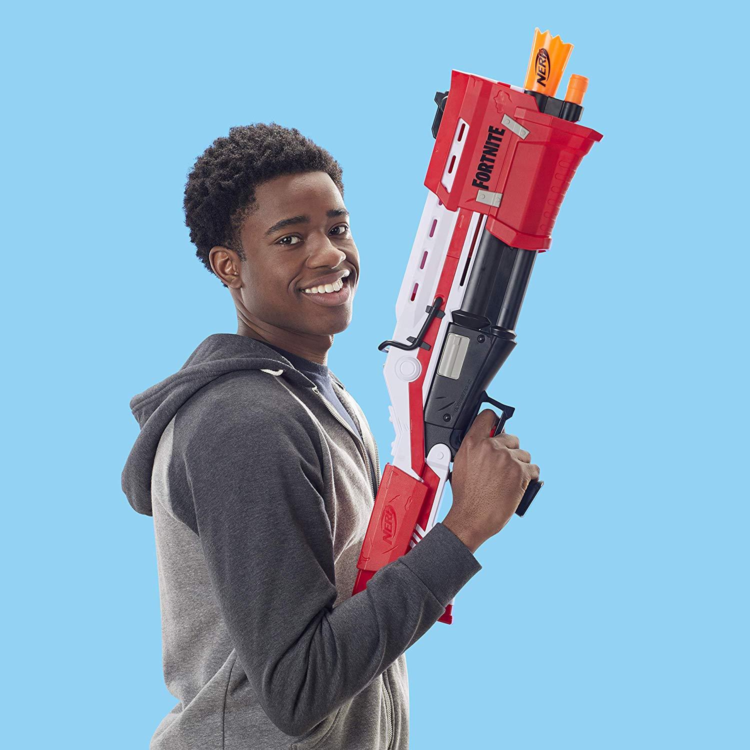 Nerf Fortnite TS Blaster, Pump Action Dart Blaster Blasters for Kids age 8Y+