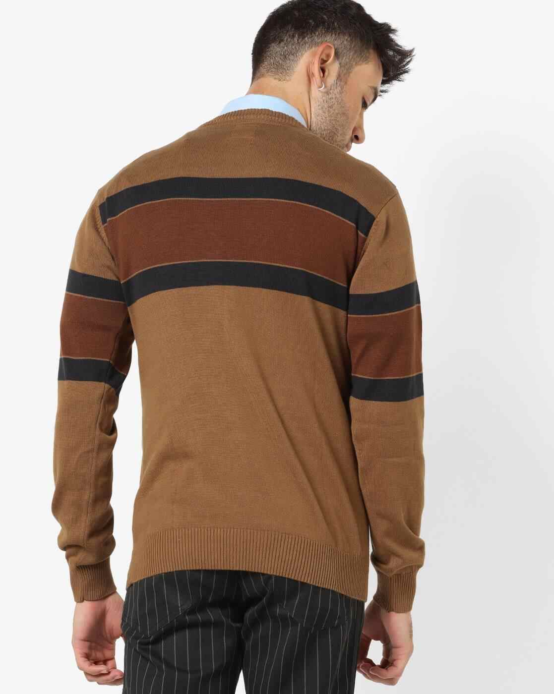 NETPLAY | Striped Crew-Neck Sweatshirt|2