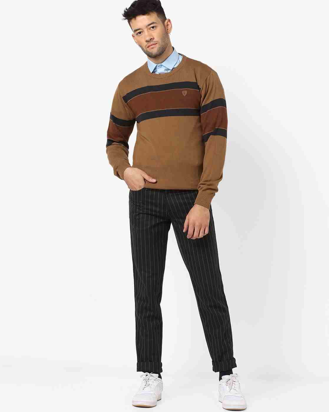 NETPLAY | Striped Crew-Neck Sweatshirt|3