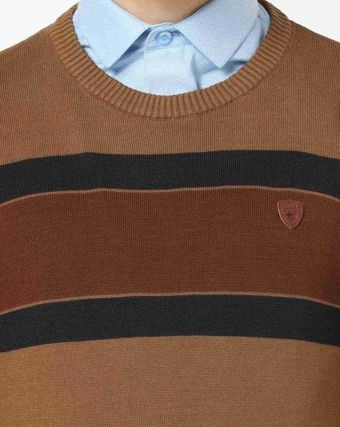 NETPLAY | Striped Crew-Neck Sweatshirt|4