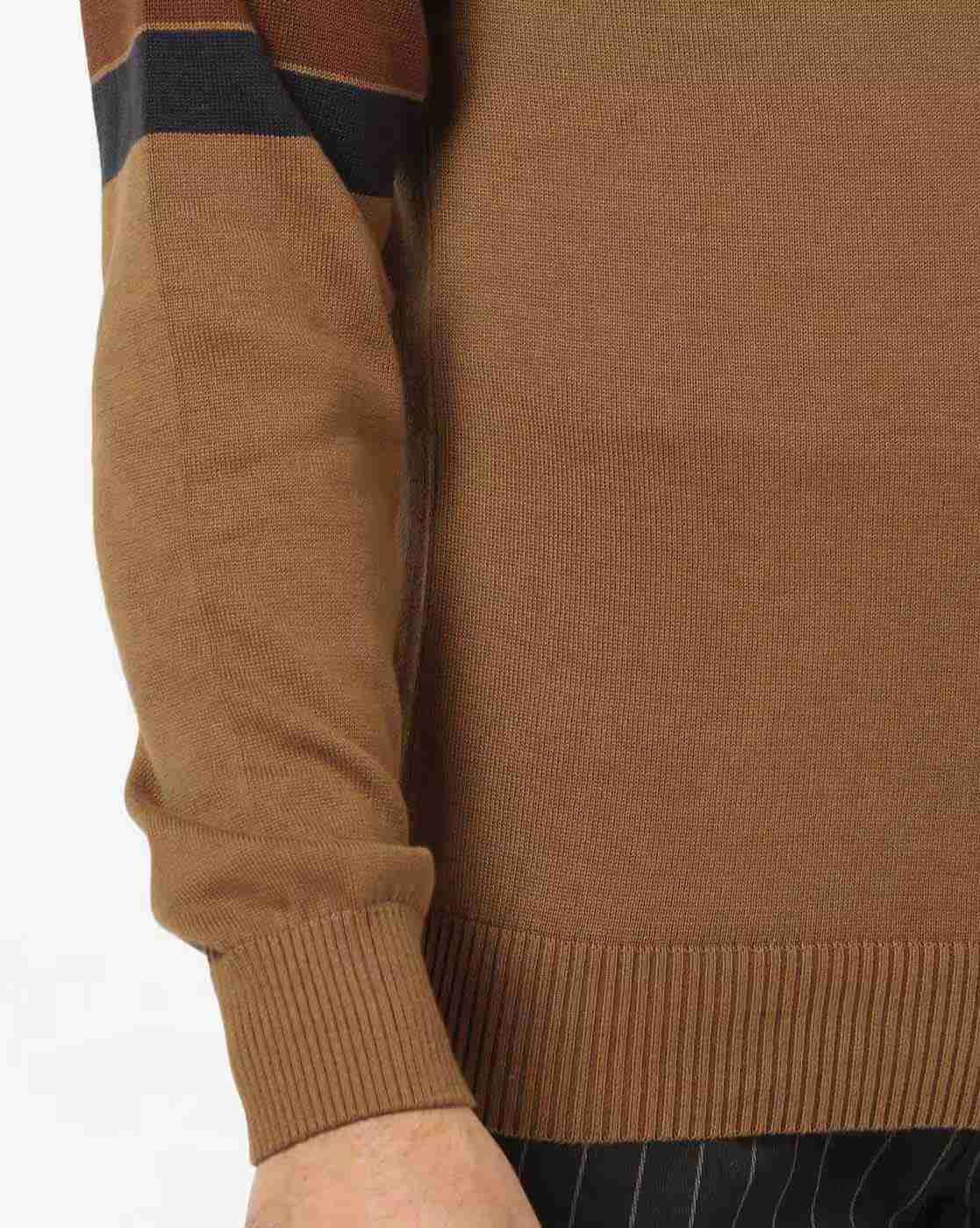 NETPLAY | Striped Crew-Neck Sweatshirt|5