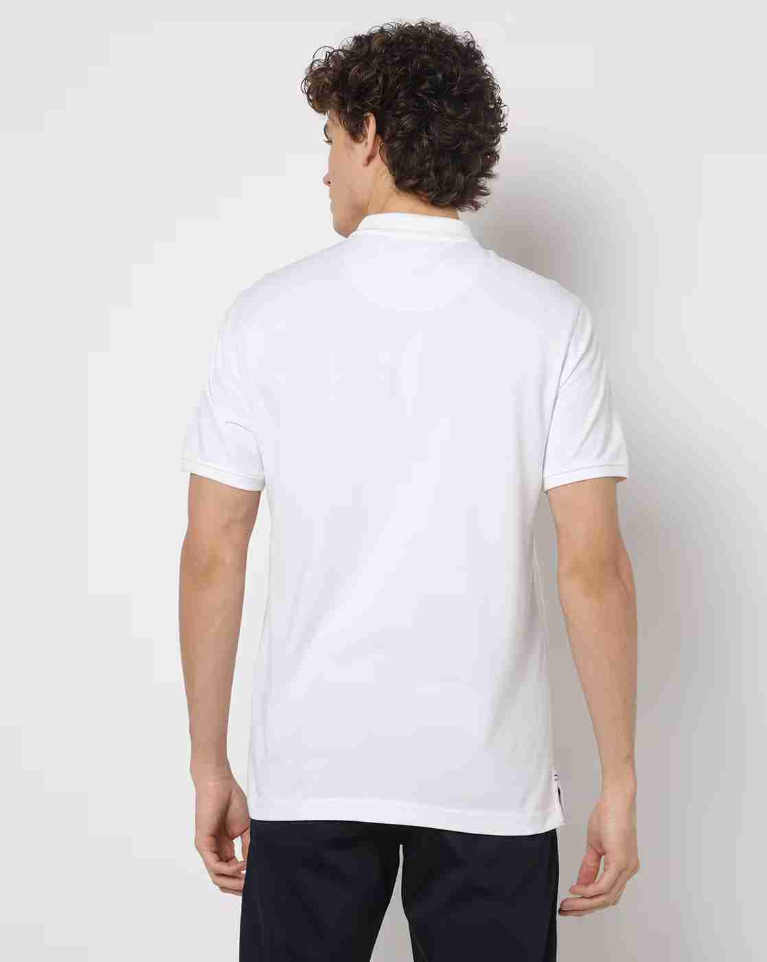NETPLAY | Regular Fit Solid Cotton Polo T-Shirt|1