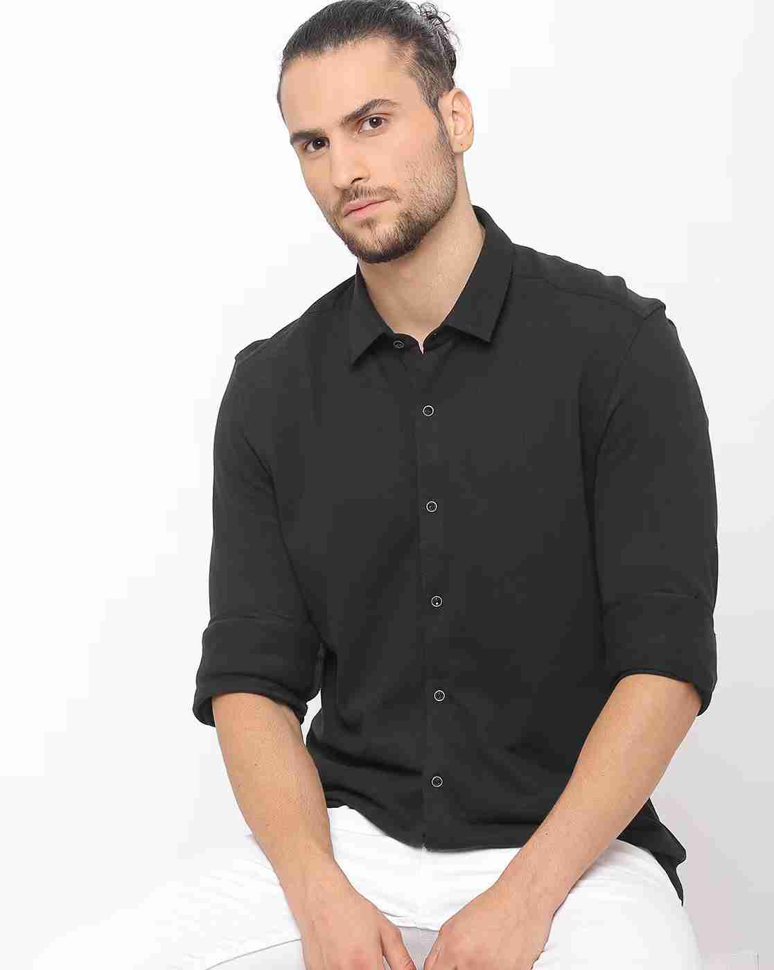 Slim Fit Knitted Shirt
