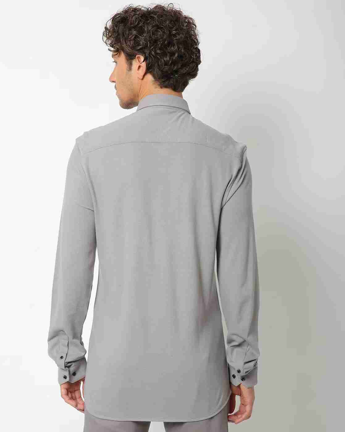 NETPLAY | Knit Slim Fit Shirt|1
