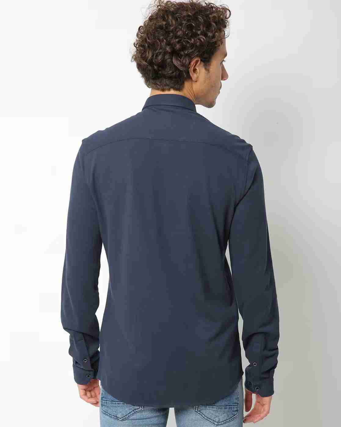 NETPLAY | Knit Slim Fit Shirt|1
