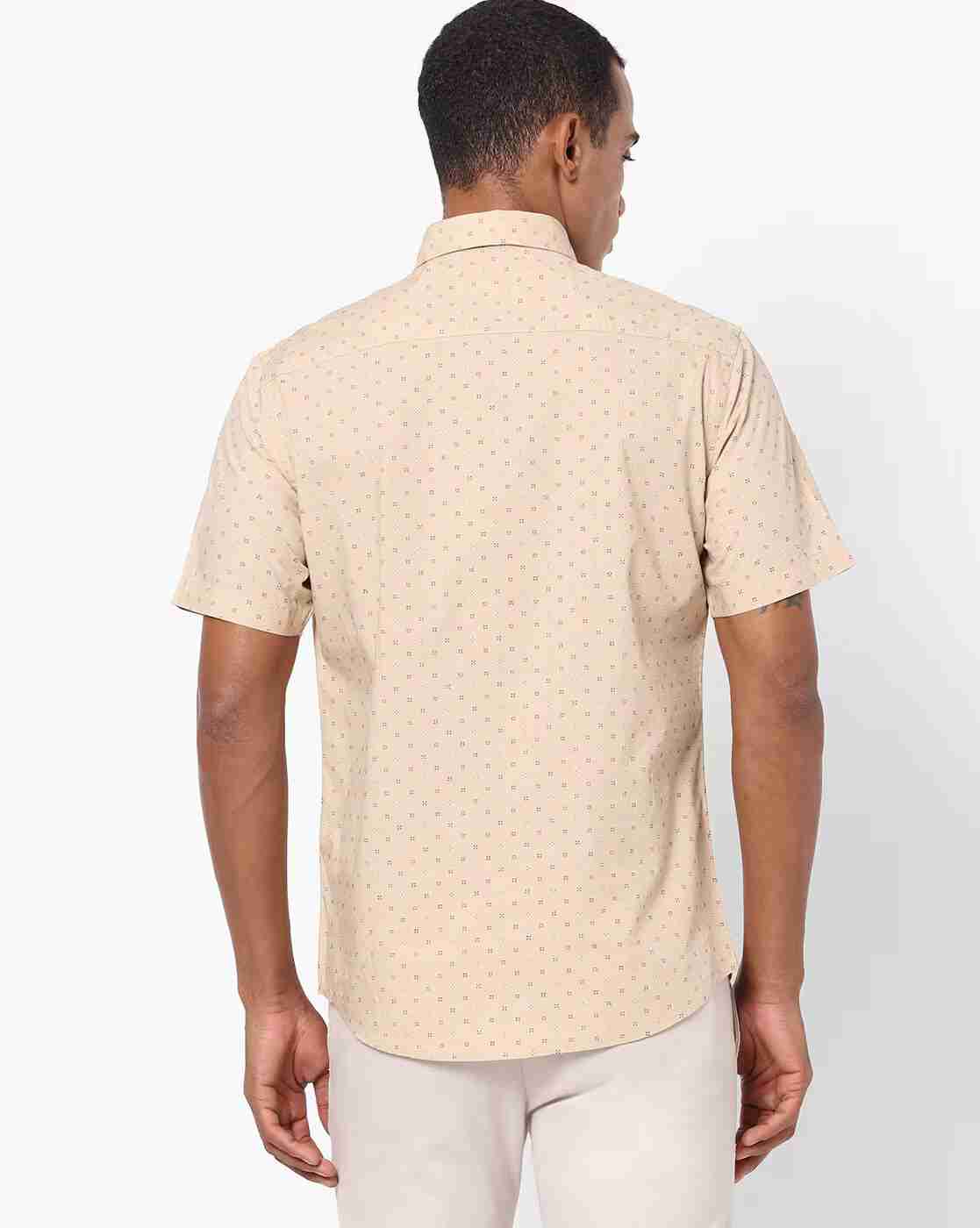 NETPLAY | Micro Print Slim Fit Shirt with Patch Pocket|1