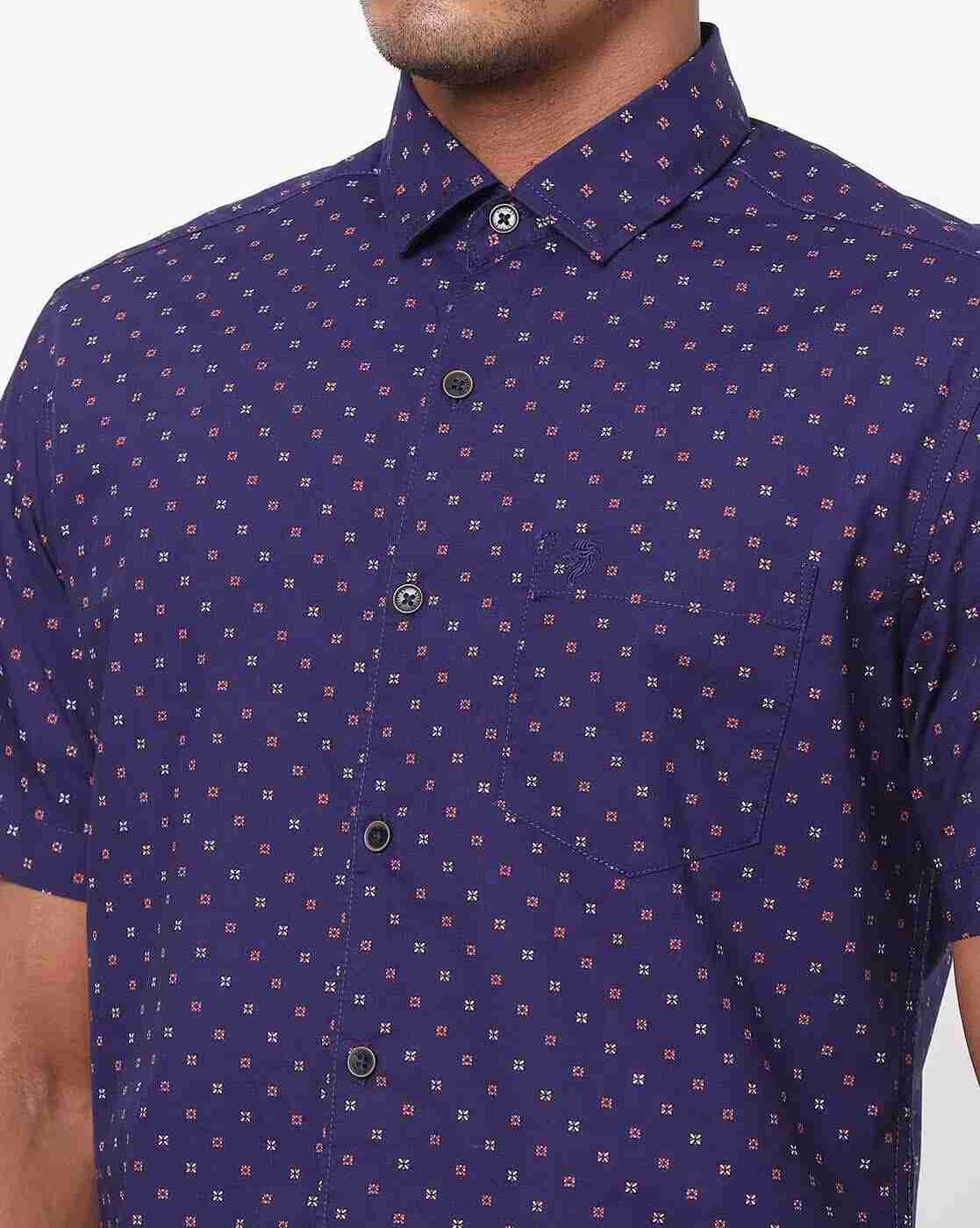 NETPLAY | Slim Fit Shirt with Woven Motifs|2