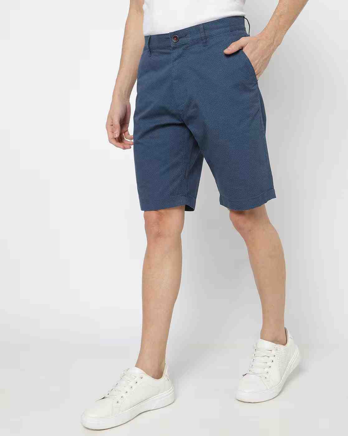 NETPLAY | Printed Barmuda Shorts with Insert Pockets|0