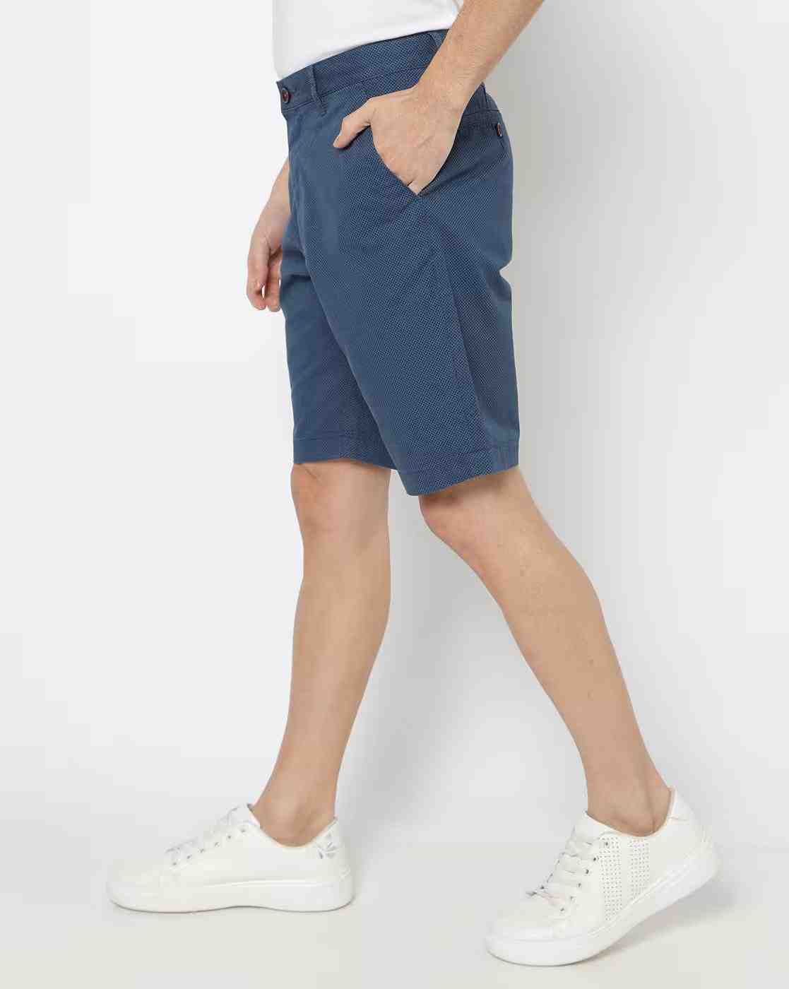 NETPLAY | Printed Barmuda Shorts with Insert Pockets|1