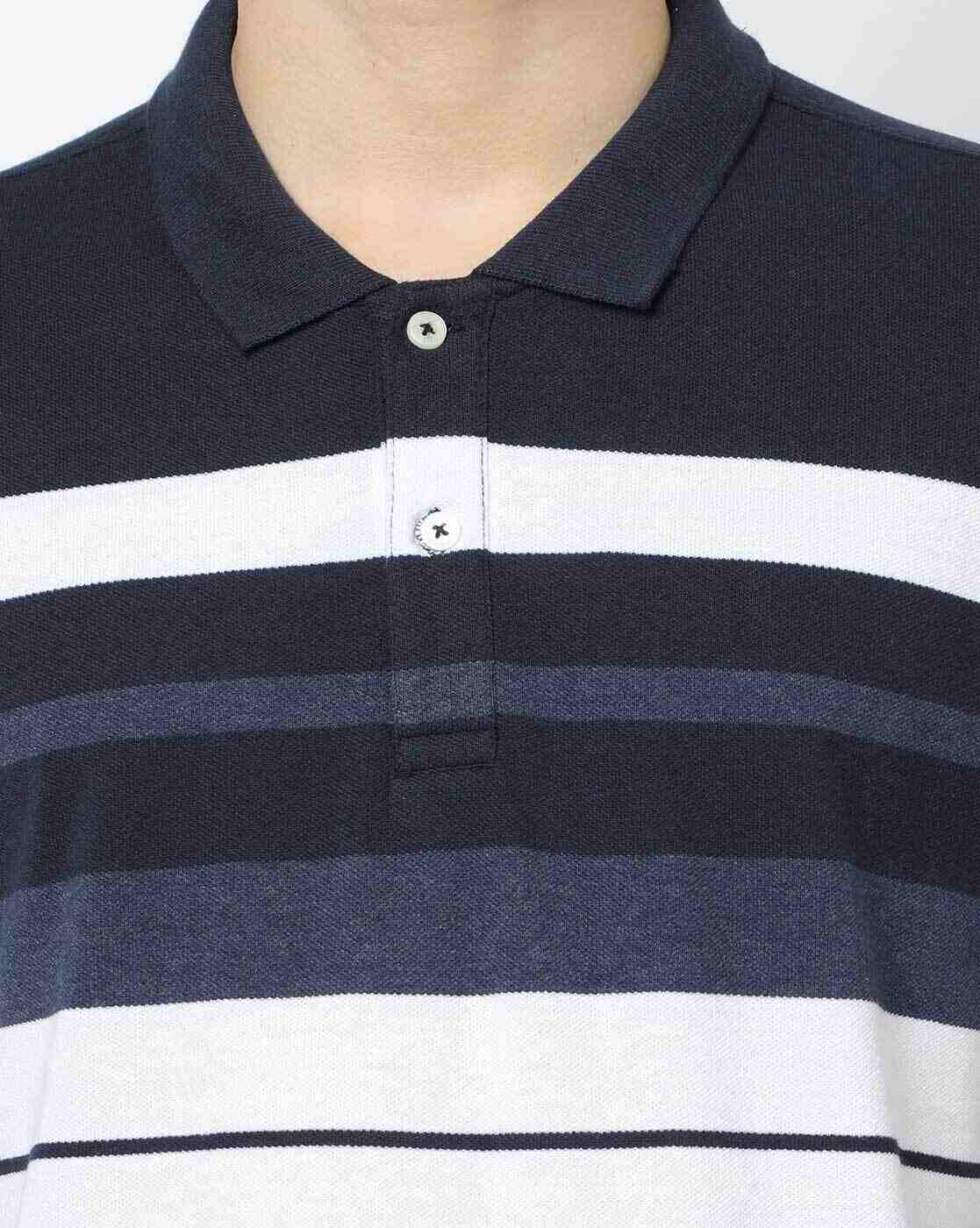 NETPLAY | Regular Fit Striped Polo T-Shirt|3