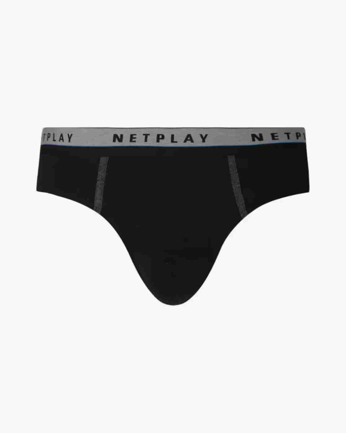 NETPLAY | Briefs with Brand Woven Elasticated Waist|0