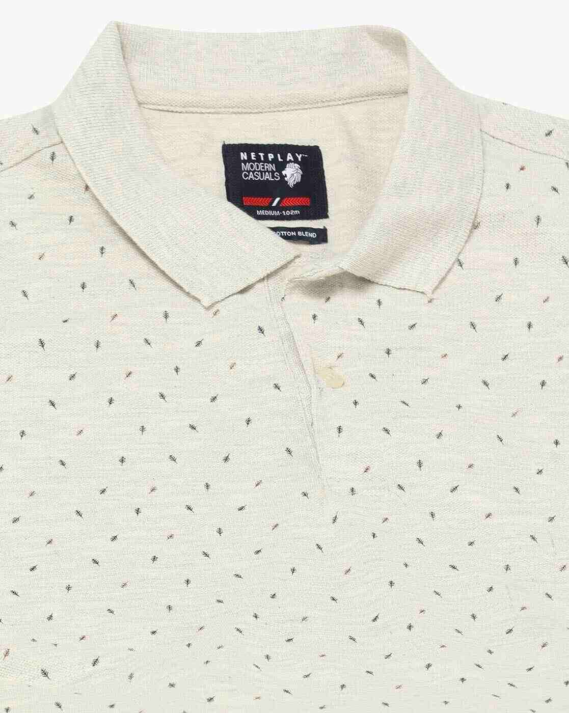 NETPLAY | Regular Fit Printed Polo T-Shirt|4