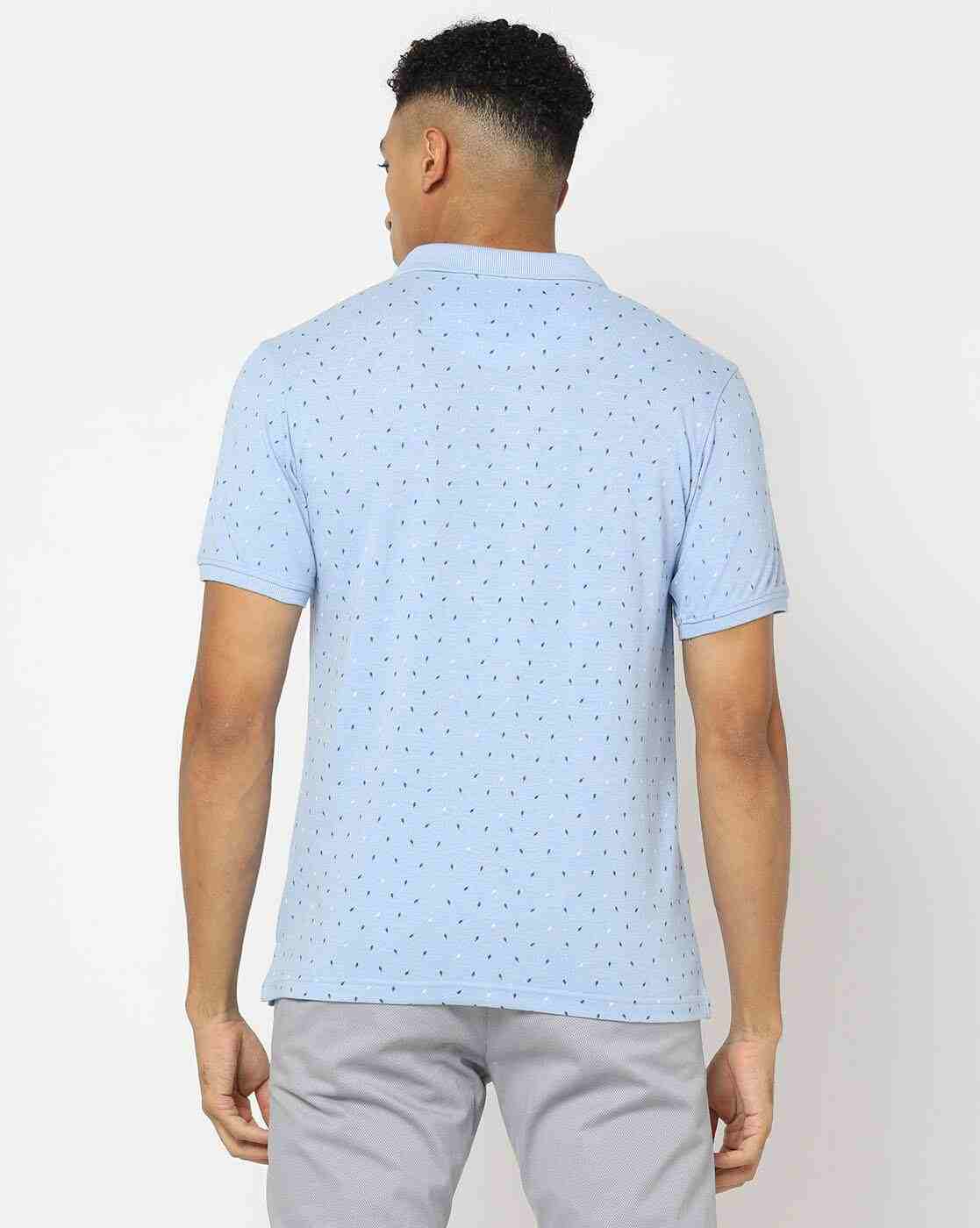 NETPLAY | Regular Fit Micro Print Polo T-Shirt|2