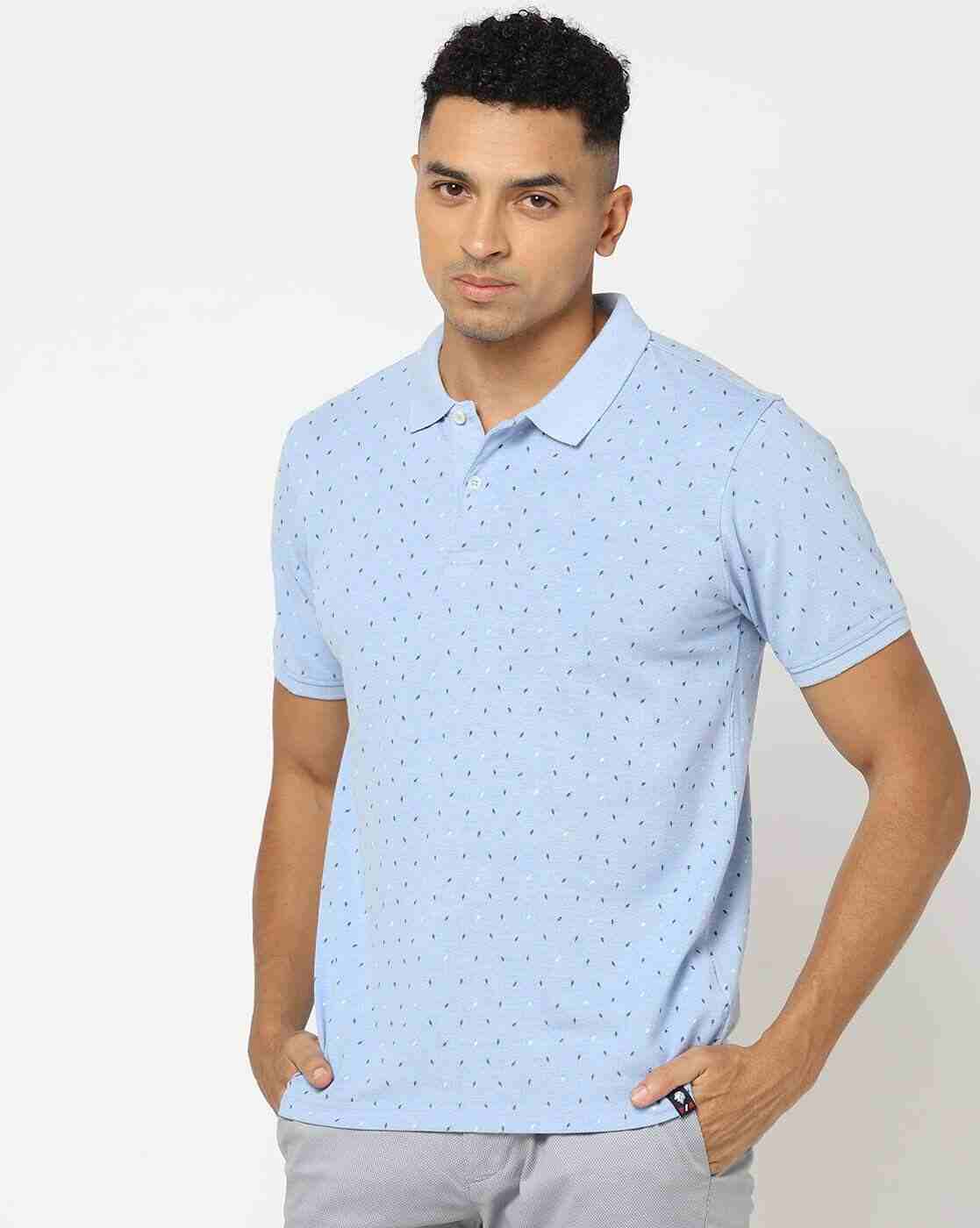 NETPLAY | Regular Fit Micro Print Polo T-Shirt|3