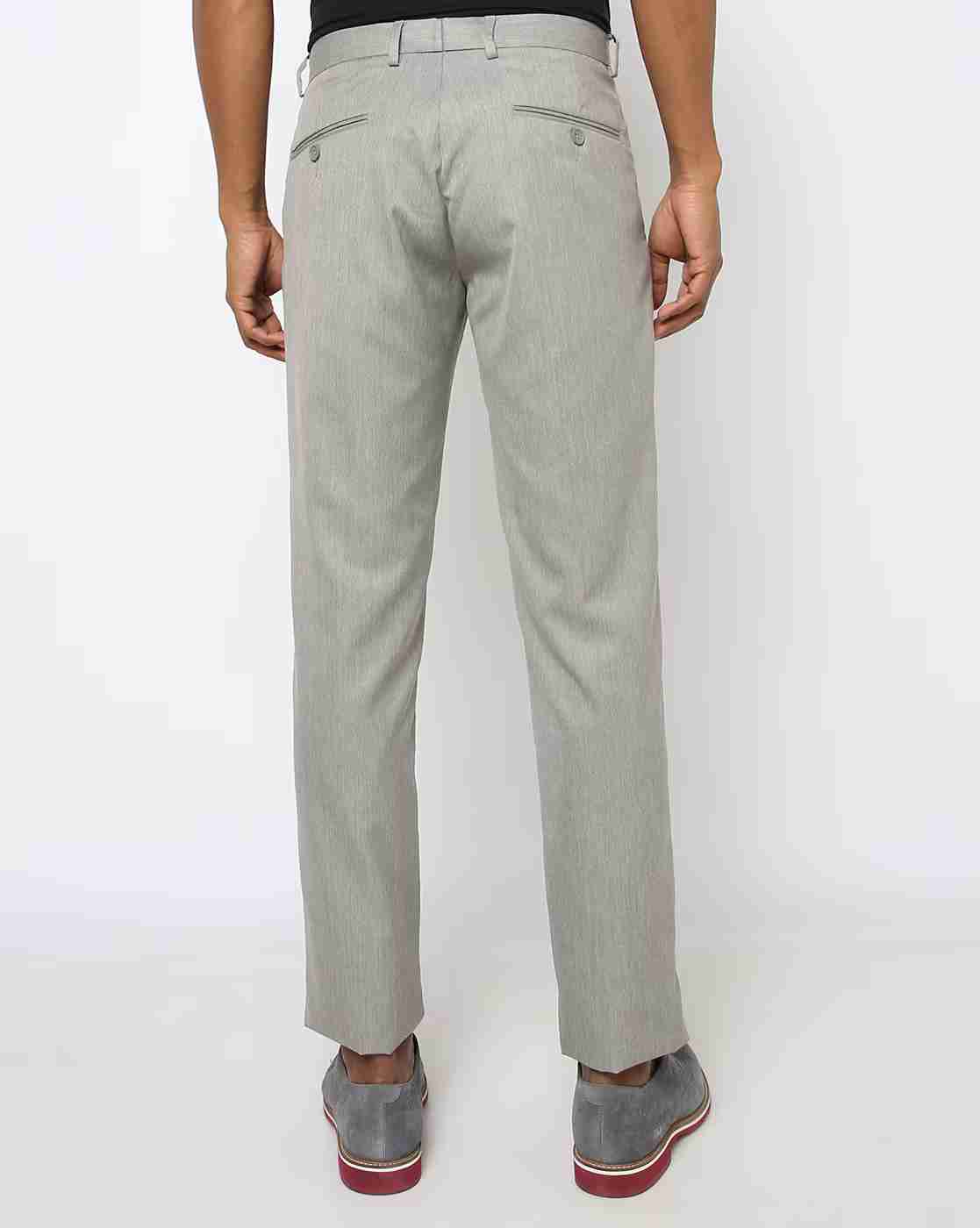 NETPLAY | Slim Fit Flat-Front Trousers|2