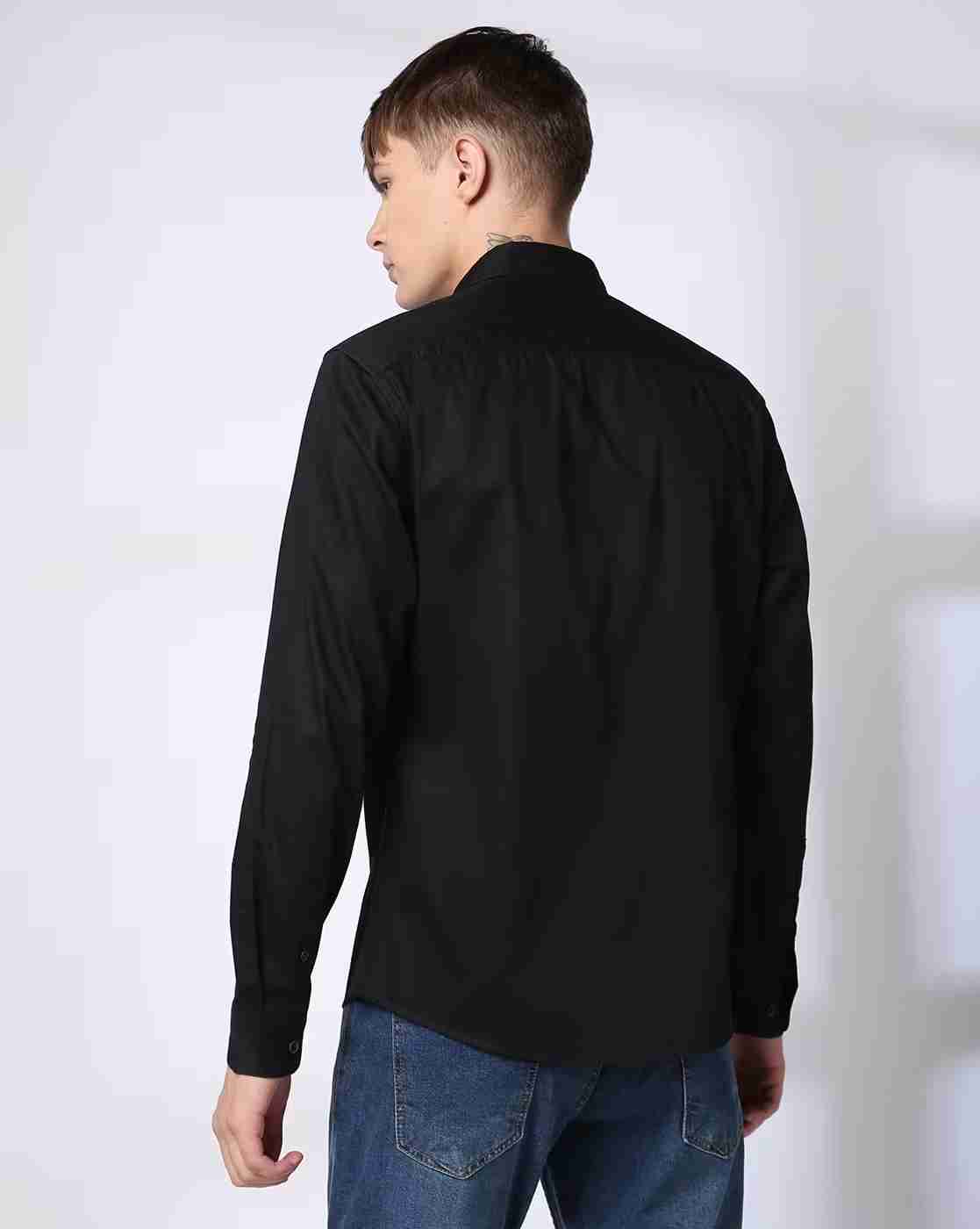 NETPLAY | Men Bedford Dobby Slim Fit Shirt with Patch Pocket|2